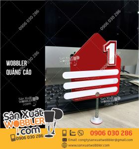 Wobbler Đế Nhựa loại nhỏ Quảng Cáo