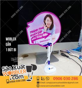 Wobbler bút bi giới thiệu thuốc tránh thai