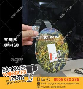 Wobbler quảng cáo Cà phê Silvi