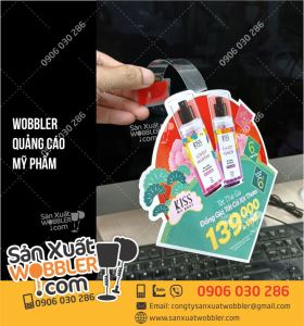 Wobbler mỹ phẩm Kiss tết thả ga