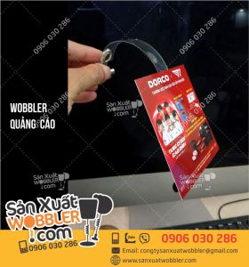 Wobbler quảng cáo Dao cạo râu