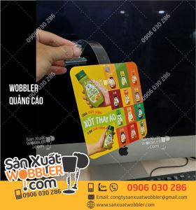 Wobbler quảng cáo Muối ớt chanh Nha Trang