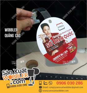 Wobbler quảng cáo Kim Chi
