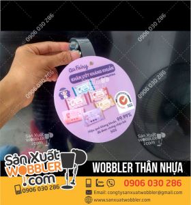 Sản xuất wobbler quảng cáo khăn ướt kháng khuẩn
