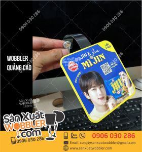 Wobbler quảng cáo mì JIN