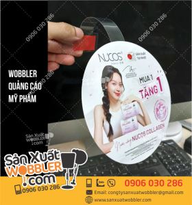 Wobbler quảng cáo Mỹ phẩm Nucos