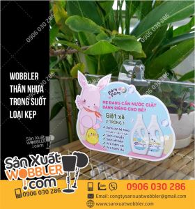Wobbler quảng cáo nước giặt Pom Pom