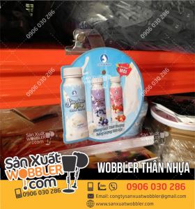 Wobbler quảng cáo sữa chua Lothamilk