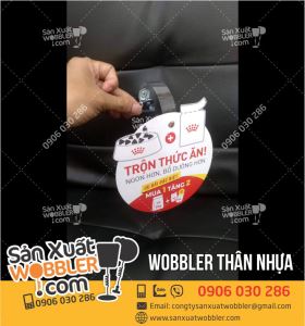 Wobbler quảng cáo thức ăn dành cho PET