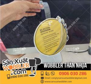 Wobbler quảng cáo thiết bị máy tính