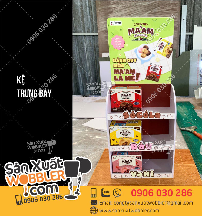 Kệ-trưng-bày-bánh-3-tầng-chất-liệu-fomex