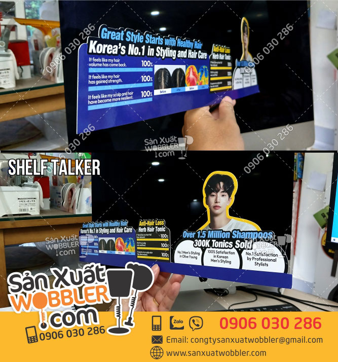 Mẫu-Shelf-talker-dầu-gội-đầu-chất-liệu-giấy