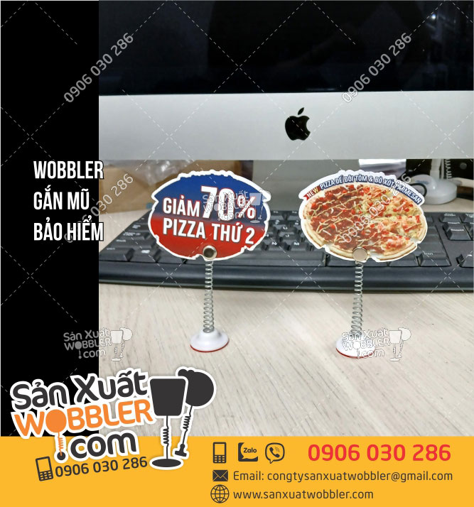 Mẫu-wobbler-quảng-cáo-găn-mũ-bảo-hiểm-sản-phẩm-pizza