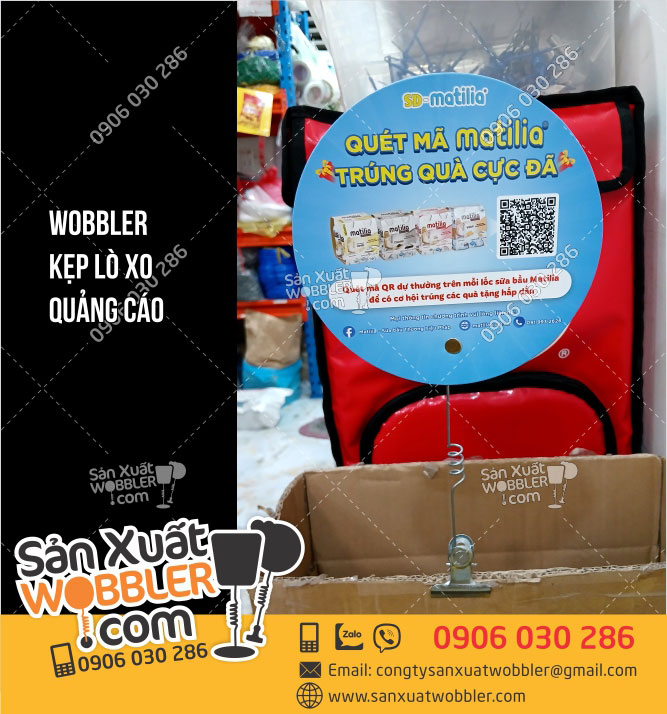 POSM-Kẹp-lò-xo-quảng-cáo-sữa-Matilia