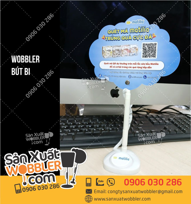 POSM-Wobbler-bút-bi-quảng-cáo-sản-phẩm-sữa-Matilia