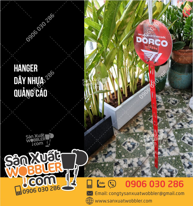 Sản-xuất-Hanger-dây-nhựa-quảng-cáo-dao-cạo-Dorco
