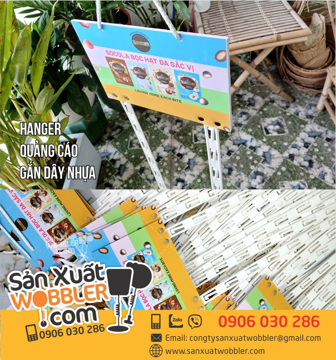 Sản-xuất-Hanger-gắn-dây-nhựa-quảng-cáo-Socola-Queenam