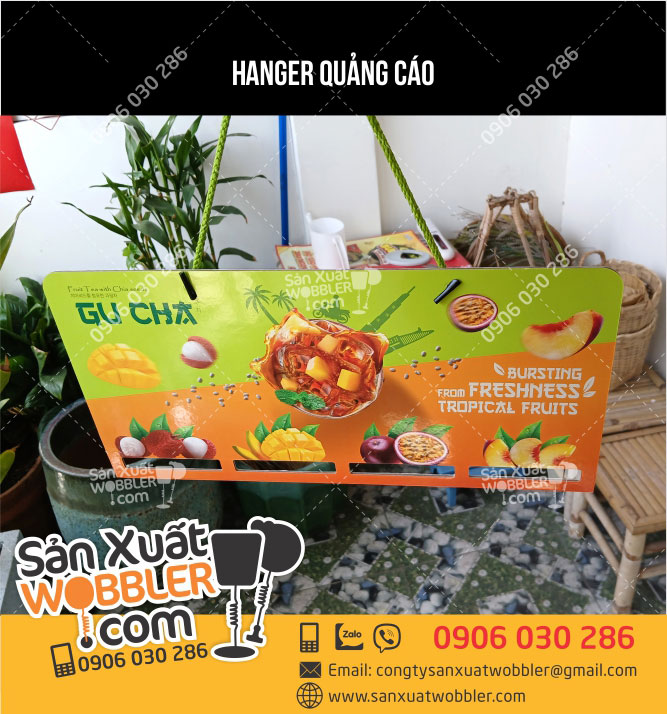 Sản-xuất-Hanger-quảng-cáo-Trà-Gu-Cha
