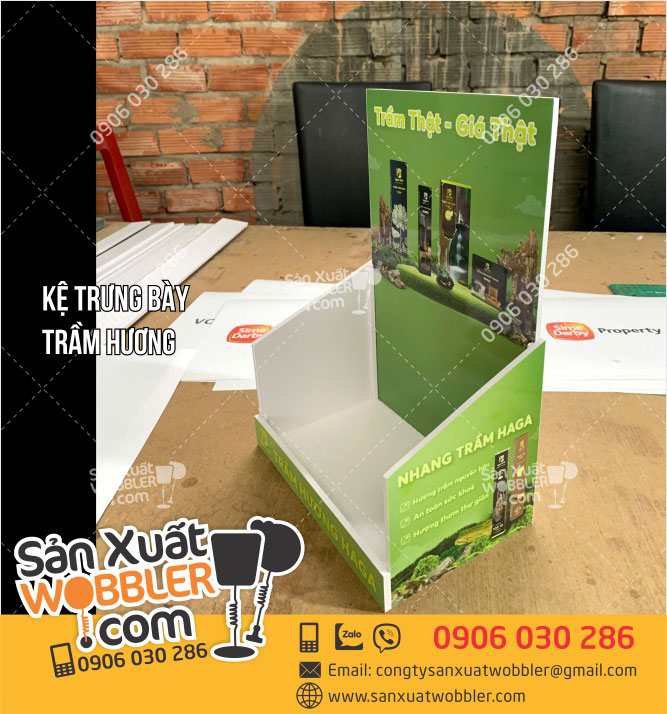 Sản-xuất-Kệ-trưng-bày-Trầm-hương-Haga