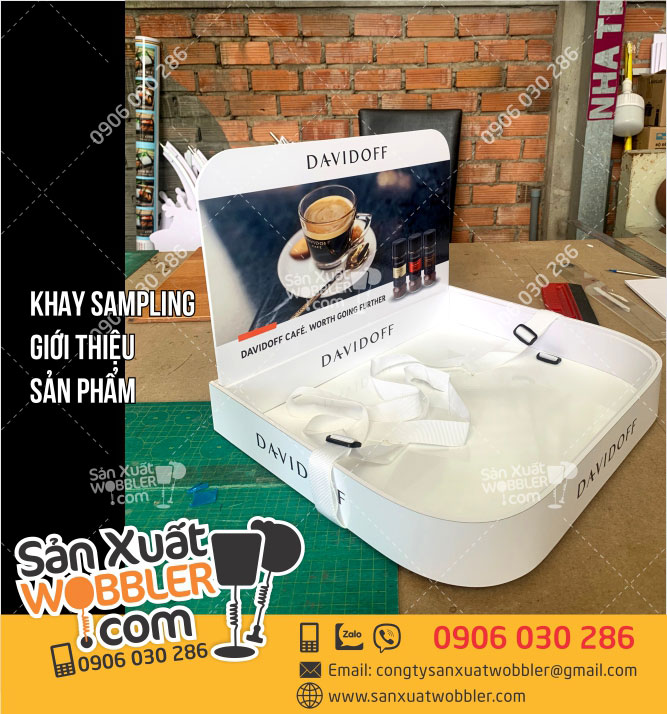 Sản-xuất-Sampling-Tray-Cà-phê-Davidoff