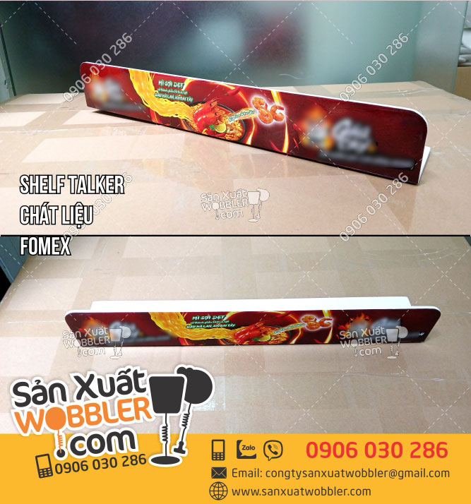 Sản-xuất-Shelf-talker-chất-liệu-fomex-3mm-gắn-kệ-siêu-thị