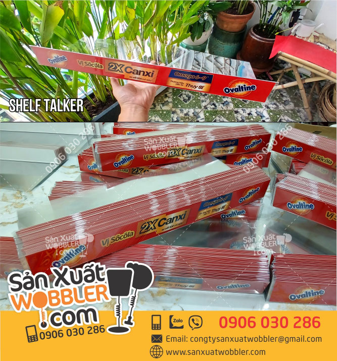 Sản-xuất-Shelf-talker-nhựa-PET-quảng-cáo-Ovaltine