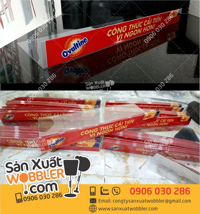Sản-xuất-Shelf-talker-nhựa-PET-quảng-cáo-sản-phâm-Ovatine