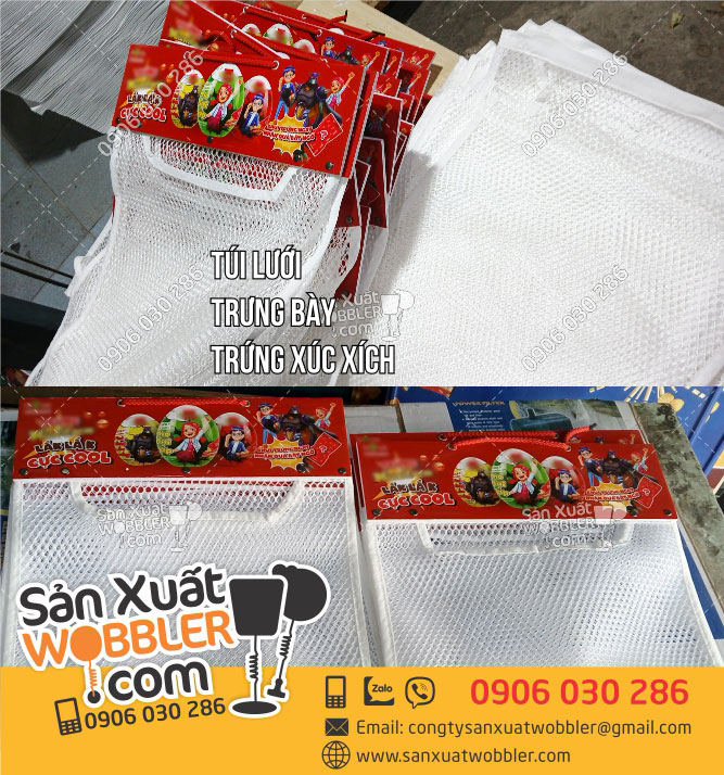 Sản-xuất-Túi-lưới-trưng-bày-Quả-Trứng-xúc-xích-tại-TP-Hồ-Chí-Minh
