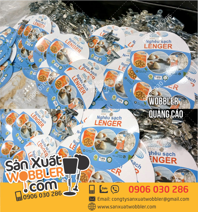 Sản-xuất-Wobbler-quảng-cáo-Nghêu-sạch-Lenger