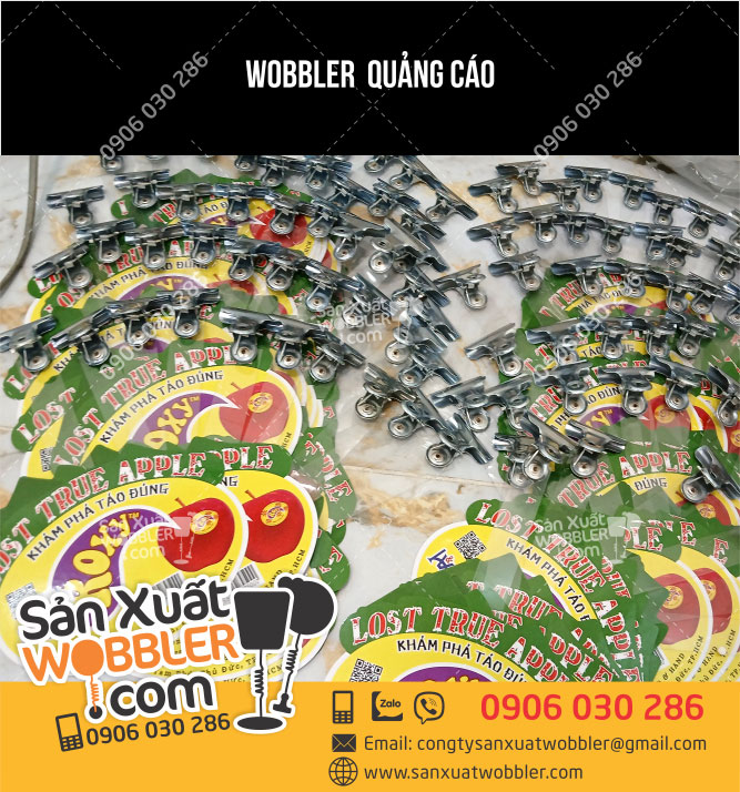 Sản-xuất-Wobbler-quảng-cáo-táo-Roxy