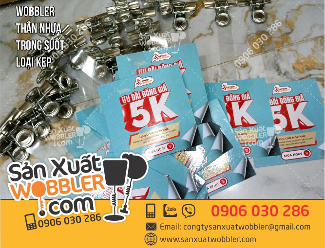 Sản-xuất-wobbler-quảng-cáo-Super-Cheap-5k