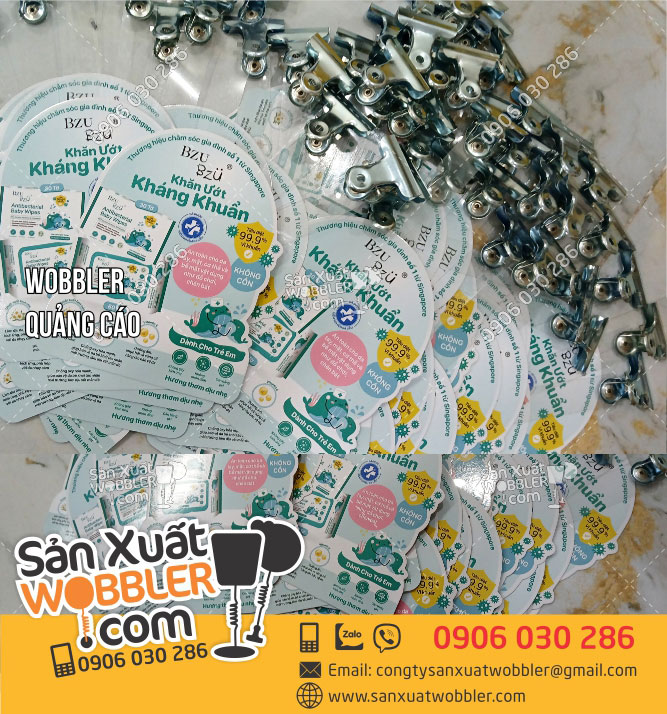 Sản-xuất-wobbler-quảng-cáo-khăn-ướt-dành-cho-trẻ-em