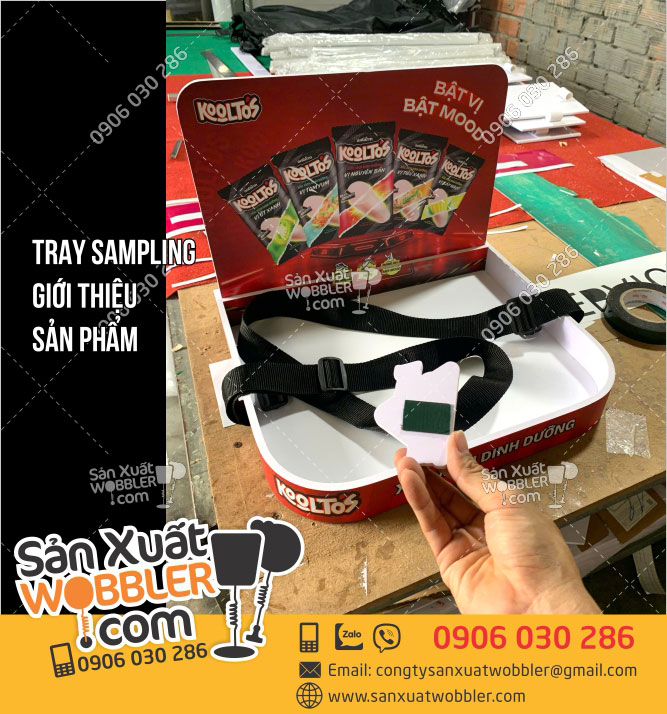 Tray-sampling-giới-thiệu-xúc-xích-chất-liệu-fomex-8mm