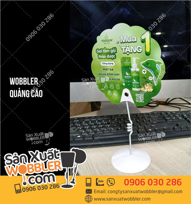 Wobbler-đế-nhựa-quảng-cáo-Rau-má