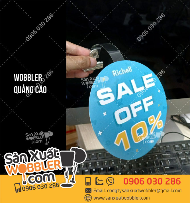 Wobbler-quảng-cáo-Richell-Sales-Off