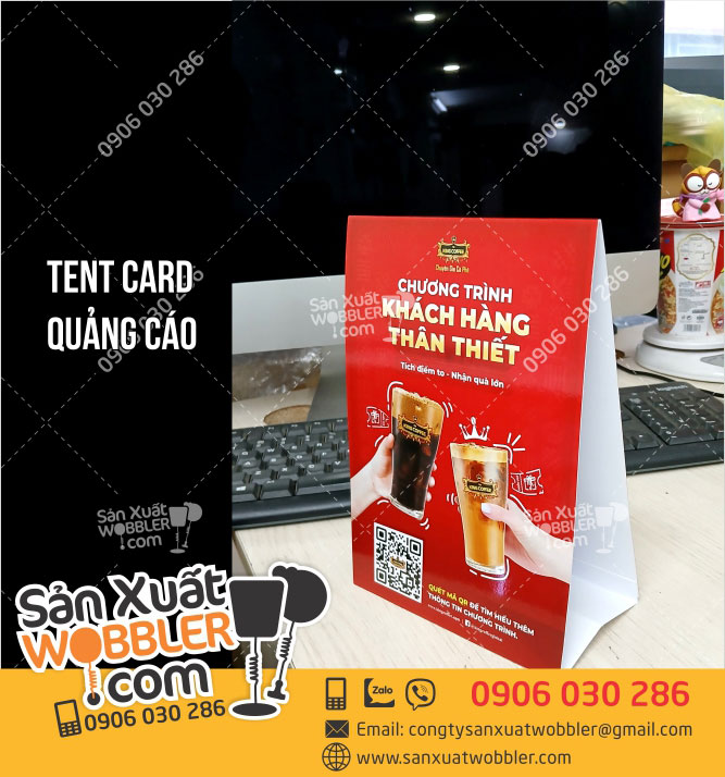 in-ấn-tent-card-chất-liệu-giấy-King-Coffee