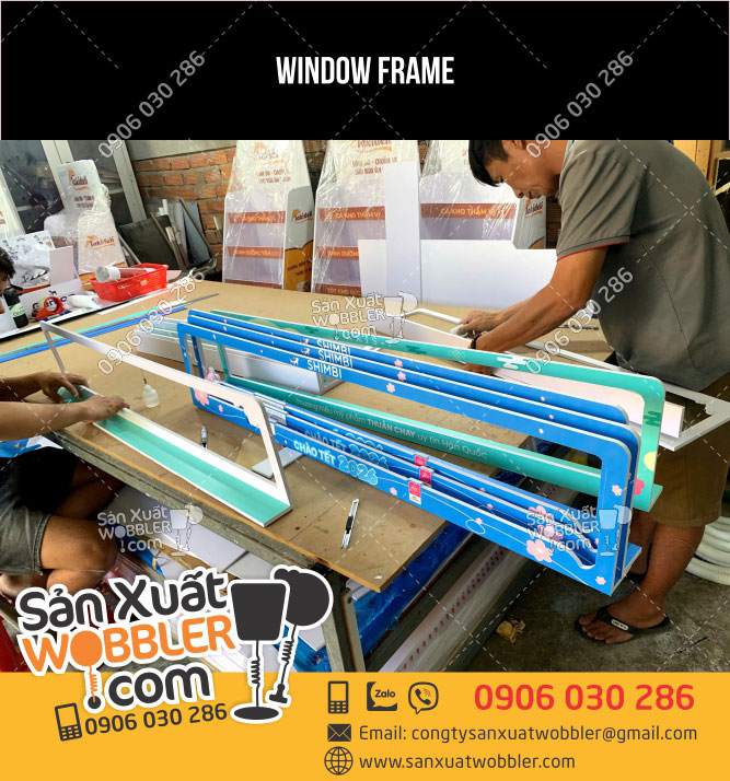 sản-xuất-window-frame-quảng-cáo-mỹ-phẩm-theo-yêu-cầu