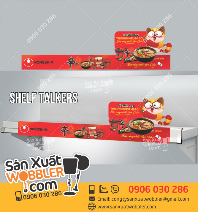 Sản xuất Shelf Talker