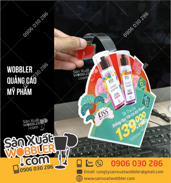 wobbler-mỹ-phẩm-Kiss-tết-thả-ga