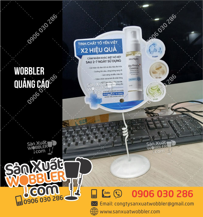 wobbler-quảng-cáo-mỹ-phẩm-chăm-sóc-da-Hoa-Ngân